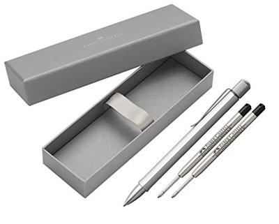 Faber Castell FC-140514 Balpen Faber-Castell Twist Zilver Faber Castell FC-140514 Balpen Faber-Castell Twist Zilver