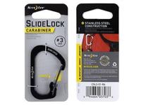Nite ize Carabiner #3 Slidelock SS Carabine Black - thumbnail