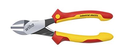Wiha Krachtzijkniptang Industrial electric met DynamicJoint® met in- en uitschakelbare openingsveer | 200 mm - 41280 - 41280