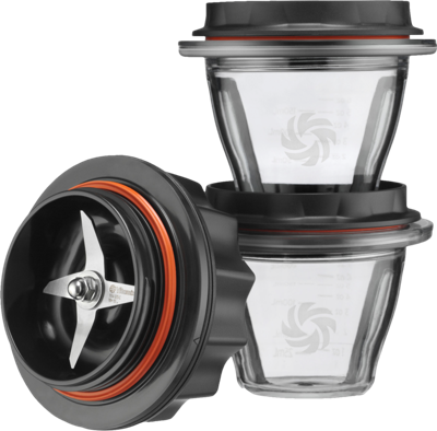 Vitamix 2x225ml bekers + messenbasis voor A2500/A3500