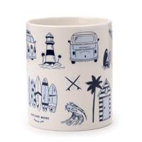 VW T1 Volkswagen Busje Explore Porselein Mok - thumbnail