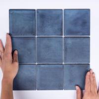 Mozaiek Tegel Kasba 29,7x29,7 cm Mat Indigo The Mosaic Factory - thumbnail