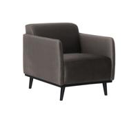 WOOOD Fauteuil 'Statement' Velvet, kleur Taupe - thumbnail