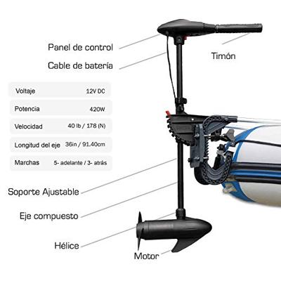 Intex Buitenboordmotor Transcom Mount trolley 12V 68631 Intex Buitenboordmotor Transcom Mount trolley 12V 68631