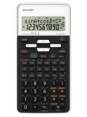 Citizen SH-EL531THWH Calculator Sharp EL531THWH Zwart-wit Wetenschappelijk Citizen SH-EL531THWH Calculator Sharp EL531THWH Zwart-wit Wetenschappelijk