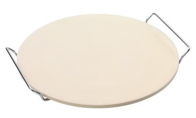 Point-Virgule Pizzasteen Met Metalen Houder ø 34 cm