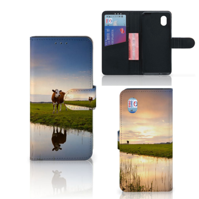 Alcatel 1B (2020) | Telefoonhoesje | Met pasjeshouder | Koe