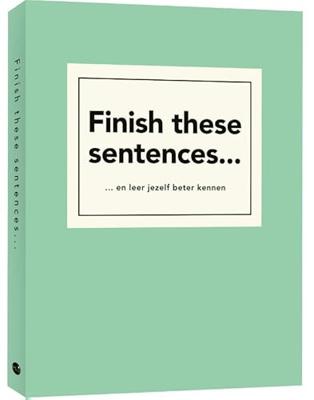 Uitgeverij Kluitman Finish these sentences invulboek Uitgeverij Kluitman Finish these sentences invulboek