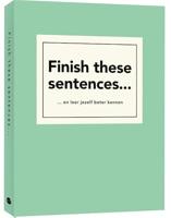 Uitgeverij Kluitman Finish these sentences invulboek - thumbnail