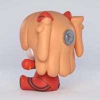 Neon Genesis Evangelion: Rebuild of Evangelion Huggy Good Smile Chibi Figure Asuka Shikinami Langley: Plugsuit Ver. 7 cm - thumbnail