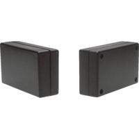 Strapubox 2744SW Universele behuizing 70 x 40 x 20 ABS Zwart 1 stuk(s) - thumbnail