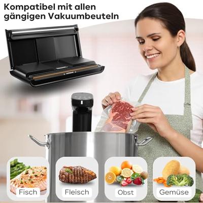 Clatronic 501080 PC-VK 1080 Vacumeermachine (b x h x d) 380 x 63 x 155 mm - thumbnail