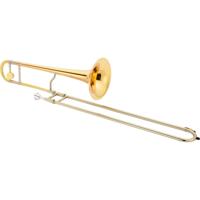 XO 1634-RLT (gelakt, goudmessing) Bb tenortrombone met koffer - thumbnail