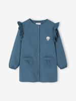 Gepersonaliseerde schort MARGOT effen meisje smaragdgroen - thumbnail