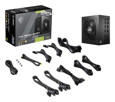 MSI MAG A850GL 850W PCIE5 II 80+ Gold voeding (306-7ZP8D11-CE0)