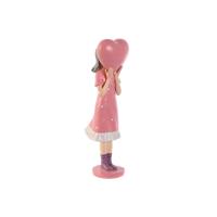 Decoratieve figuren Home ESPRIT Roze Mauve chica 10 x 8,5 x 31 cm - thumbnail