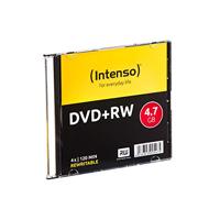 Intenso blanco dvd+rw, herschrijfbaar, 4,7 GB, 4 x snelheid, 10 stuks slim case - thumbnail
