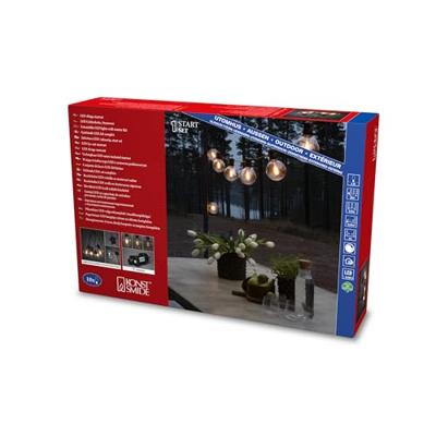 Konstsmide Party retro lichtsnoer 10 lampen warm wit - thumbnail