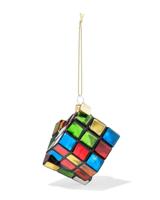 HEMA Kersthanger 6cm glas kubus - thumbnail