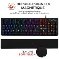 HET G-LAB Gaming Carbon mechanisch toetsenbord met achtergrondverlichting - Schakelaar Blues - Polssteun - FR - thumbnail