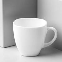 Set van Kopje met Schotel Luminarc 04998 (12 pcs) Wit Glas 220 ml (12 Onderdelen) - thumbnail