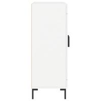 Dressoir 69,5x34x90 cm bewerkt hout wit - thumbnail