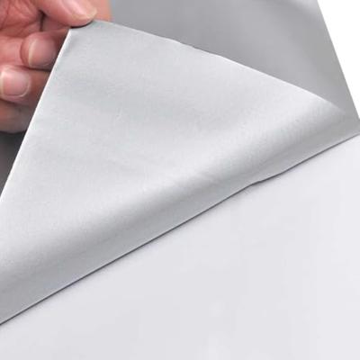 VidaXL 2 st autofolie 100x150 cm + 50x150 cm matzilverkleurig