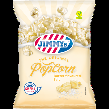JIMMY&apos;s Popcorn Butter Flavoured Salt 80 g bij Jumbo