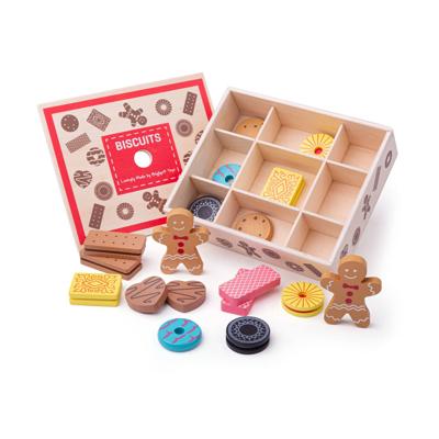 Bigjigs houten kistje met koekjes