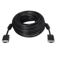 AISENS A113 – 0077 – SVGA kabel met ferriet (HDB15/macho-hdb15/mannelijk, 25 m, voor monitor/tv/projector) zwart - thumbnail