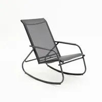 Noa rocking chair graphite/grijs - thumbnail