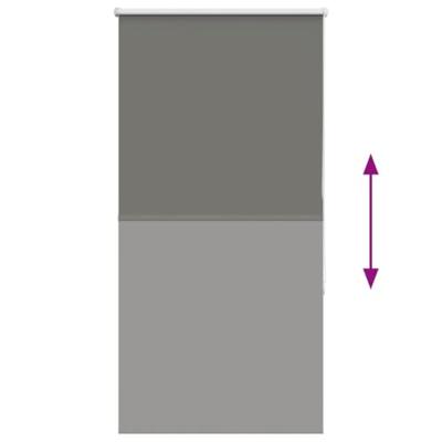 Rolgordijn verduisterend 75x175cm stofbreedte 70,7 cm polyester