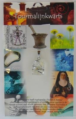 Steengoed Hanger gezondheidssteen tourmalijn kwarts 1 Stuks