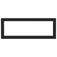 Wandbeugels voor wasbak 2 st rechthoekig staal zwart - thumbnail