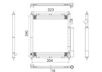 Condensor, airconditioning AC387000S - thumbnail
