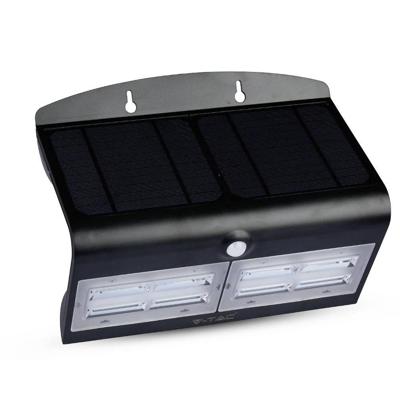 V-TAC VT-767-7-B Solar Wandlamp - IP65 Waterdicht - Zwart - 8W - 850 Lumen - 4000K V-TAC VT-767-7-B Solar Wandlamp - IP65 Waterdicht - Zwart - 8W - 850 Lumen - 4000K