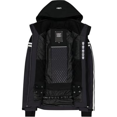CMP Zip Hood Wintersportjas Heren Antracite 46