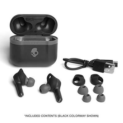 Skullcandy Indy Evo: een Bluetooth-koptelefoon met microfoon, True Wireless, een zweet, water- en stofbestendig ontwerp en een accuduur van 30 uur – Grijs