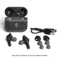 Skullcandy Indy Evo: een Bluetooth-koptelefoon met microfoon, True Wireless, een zweet, water- en stofbestendig ontwerp en een accuduur van 30 uur – Grijs - thumbnail