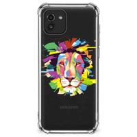 Samsung Galaxy A03 Stevig | Bumper Hoesje | Lion Color - thumbnail