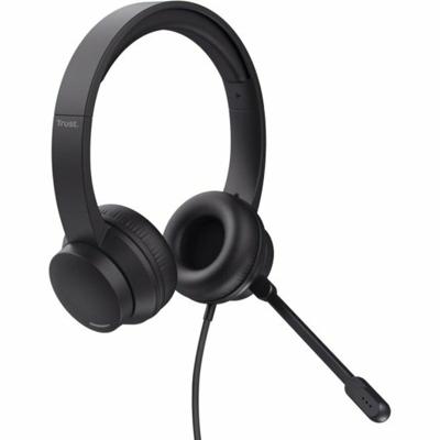 Trust Ayda Headset voor pc (3.5mm) Headset Zwart