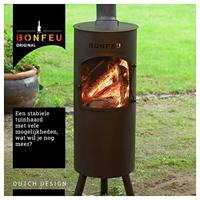 Bonfeu BonGiano LP tuinhaard - Zwart - thumbnail