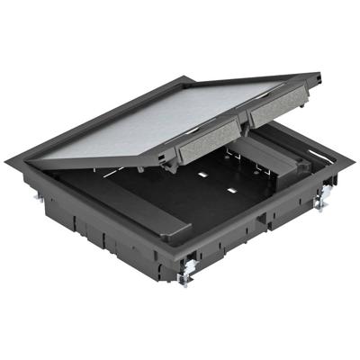 OBO Bettermann GES9 55U V 9011 Apparaatinzetstuk OBO Bettermann GES9 55U V 9011 Apparaatinzetstuk