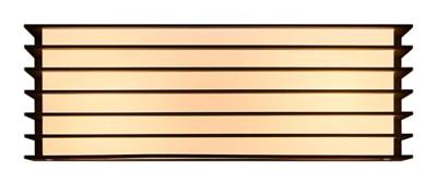 Nordlux WandampFluctus zwart rechthoek - 2318231003