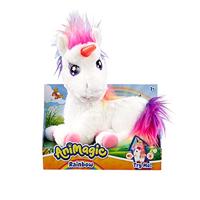 Animagic knuffel Rainbow eenhoorn 24 cm multicolor - thumbnail