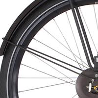 Cortina spatbordstang achter 28 speed demitasse matt - thumbnail