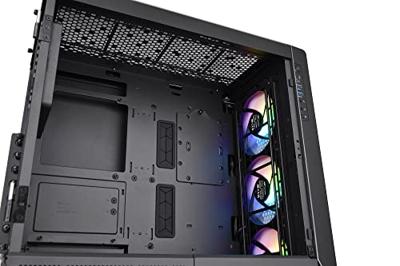 Thermaltake CA-1X5-00M1WN-00 Midi-tower Gaming-behuizing Zwart 4 voorgeïnstalleerde LED-ventilators, Zijvenster Thermaltake CA-1X5-00M1WN-00 Midi-tower Gaming-behuizing Zwart 4 voorgeïnstalleerde LED-ventilators, Zijvenster