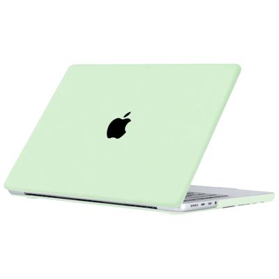 Lunso MacBook Air 13 inch (2022-2025) cover hoes - case - Candy Honeydew Green