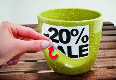 Avery-Zweckform Wetterfeste Folien-Etiketten, Laser L4775REV-20 ( 210 x 297 mm ),Wit, 20 stuk(s), Weer verwijderbaar