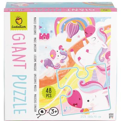 Ludattica legpuzzel Giant Puzzle Magic Unicorn 48 stukjes